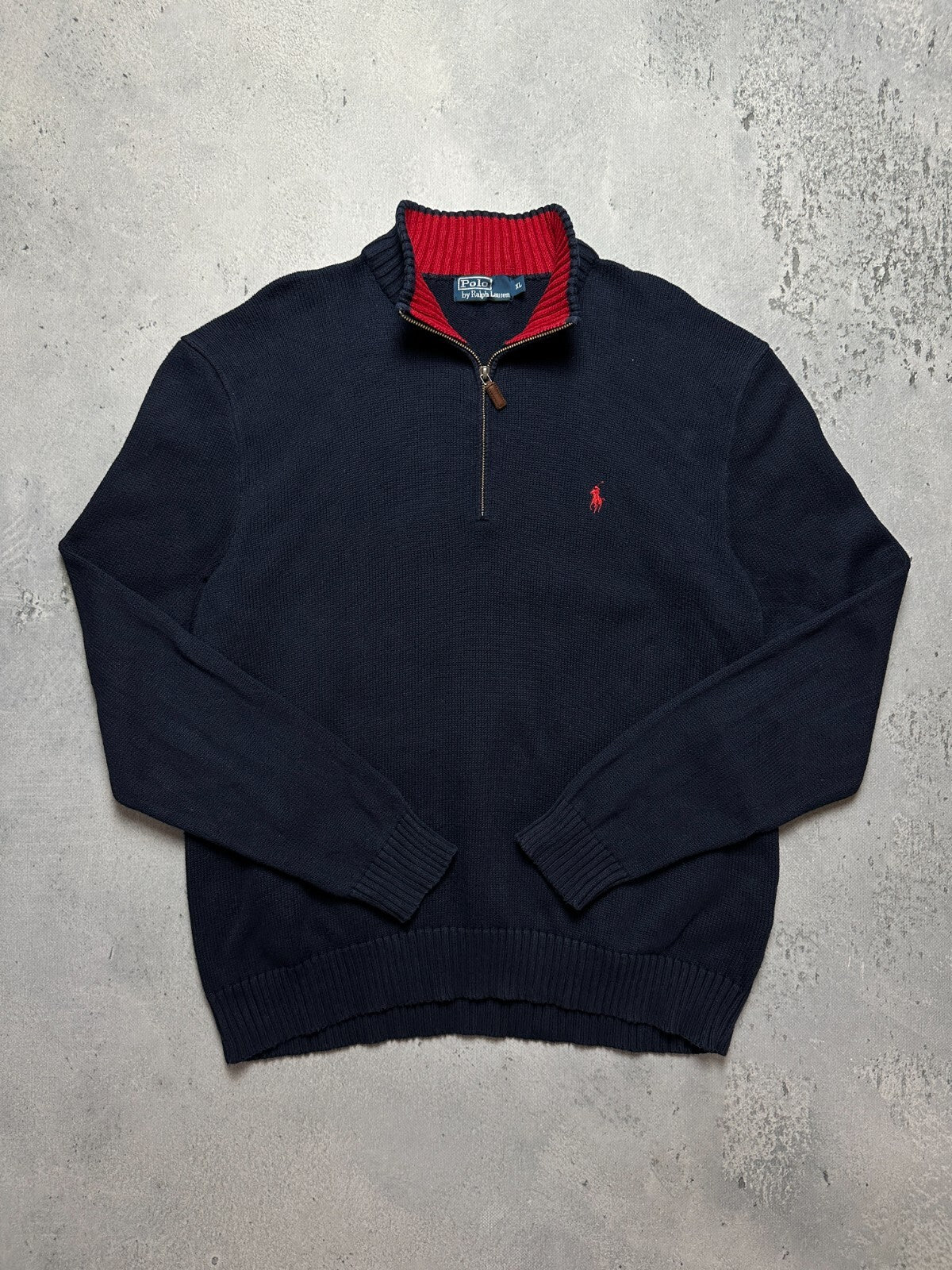 Vintage Polo Ralph Lauren Half Zip 1/3 90s Knitwear y2k 00s