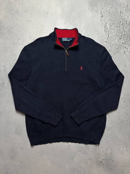 Vintage Polo Ralph Lauren Half Zip 1/3 90s Knitwear y2k 00s