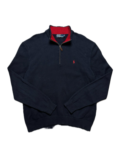 Vintage Polo Ralph Lauren Half Zip 1/3 90s Knitwear y2k 00s