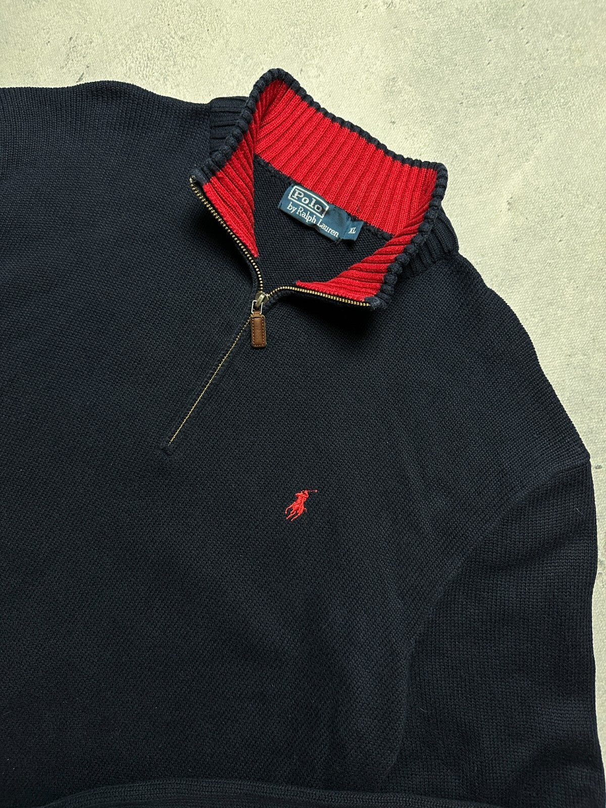 90s vintage POLO RALPH LAUREN スウェット y2k Polo Ralph Lauren Vintage Y2K Heavy Duty Midnight Blue RLPC
