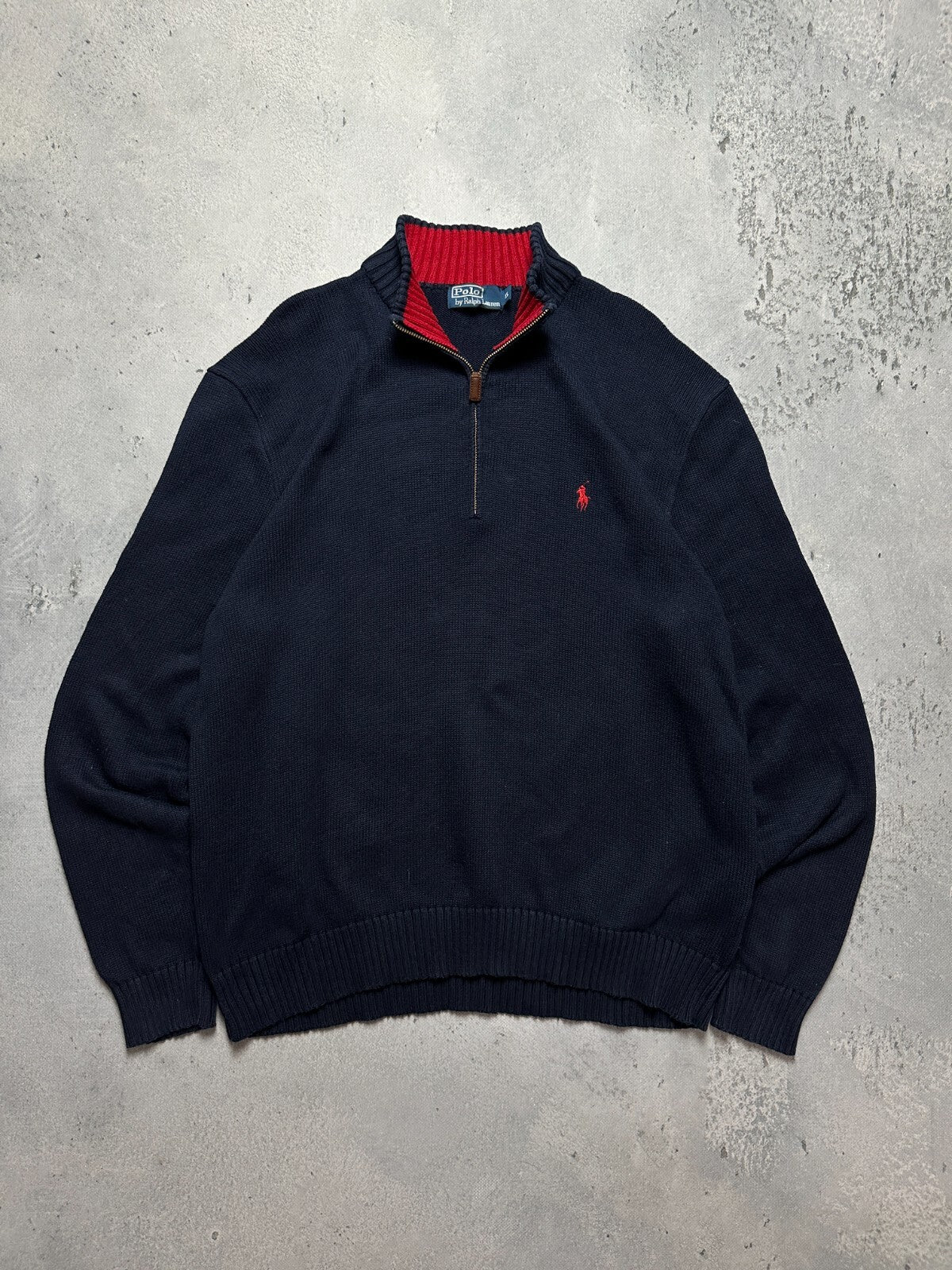 Vintage Polo Ralph Lauren Half Zip 1/3 90s Knitwear y2k 00s