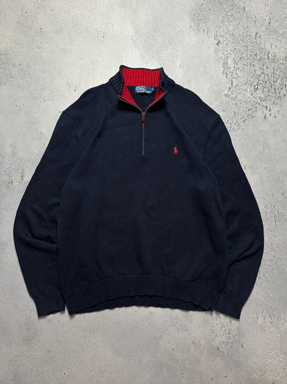 Vintage Polo Ralph Lauren Half Zip 1/3 90s Knitwear y2k 00s