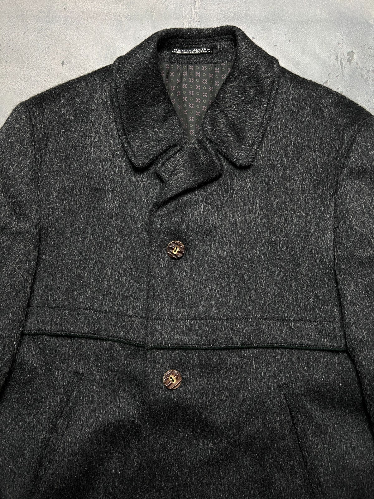 Steinbock Tyrol Himalaya Loden Wool Long Over Coat Jacket