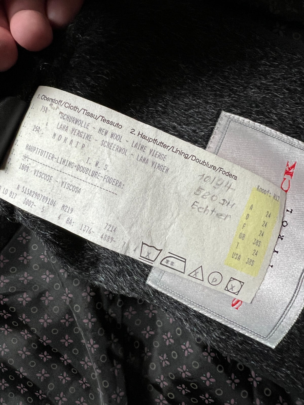 Steinbock Tyrol Himalaya Loden Wool Long Over Coat Jacket