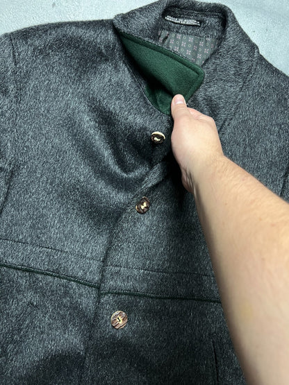 Steinbock Tyrol Himalaya Loden Wool Long Over Coat Jacket