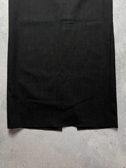 Iceberg Vintage Asymmetry Wool Maxi Skirt Archive Rare Italy