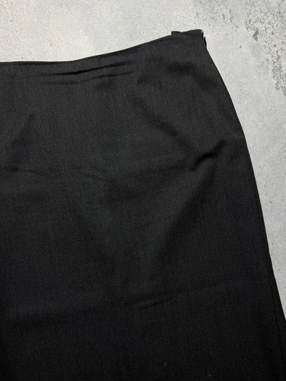 Iceberg Vintage Asymmetry Wool Maxi Skirt Archive Rare Italy