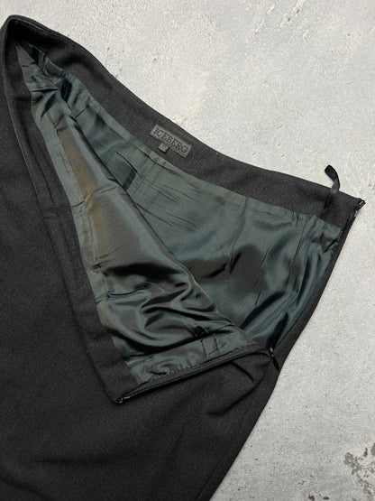 Iceberg Vintage Asymmetry Wool Maxi Skirt Archive Rare Italy