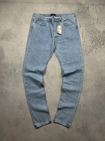 APC Petit New Standard Indigo Selvedge Denim Pants Lux Jeans