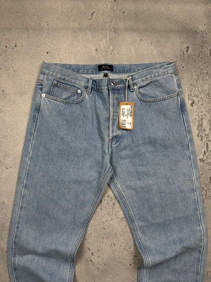APC Petit New Standard Indigo Selvedge Denim Pants Lux Jeans