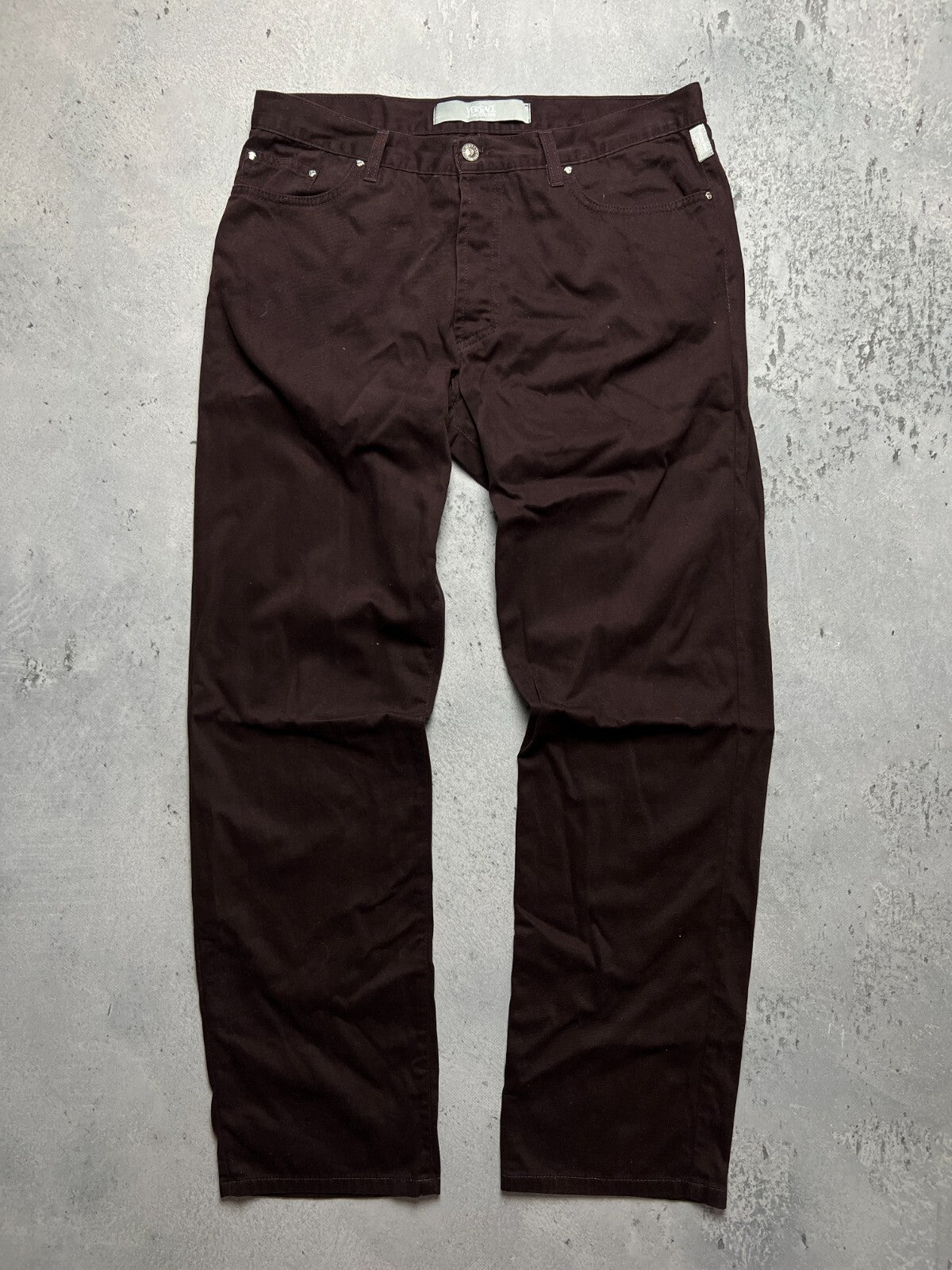 Versace VJC Vintage 90s Black Trousers Pants Jeans