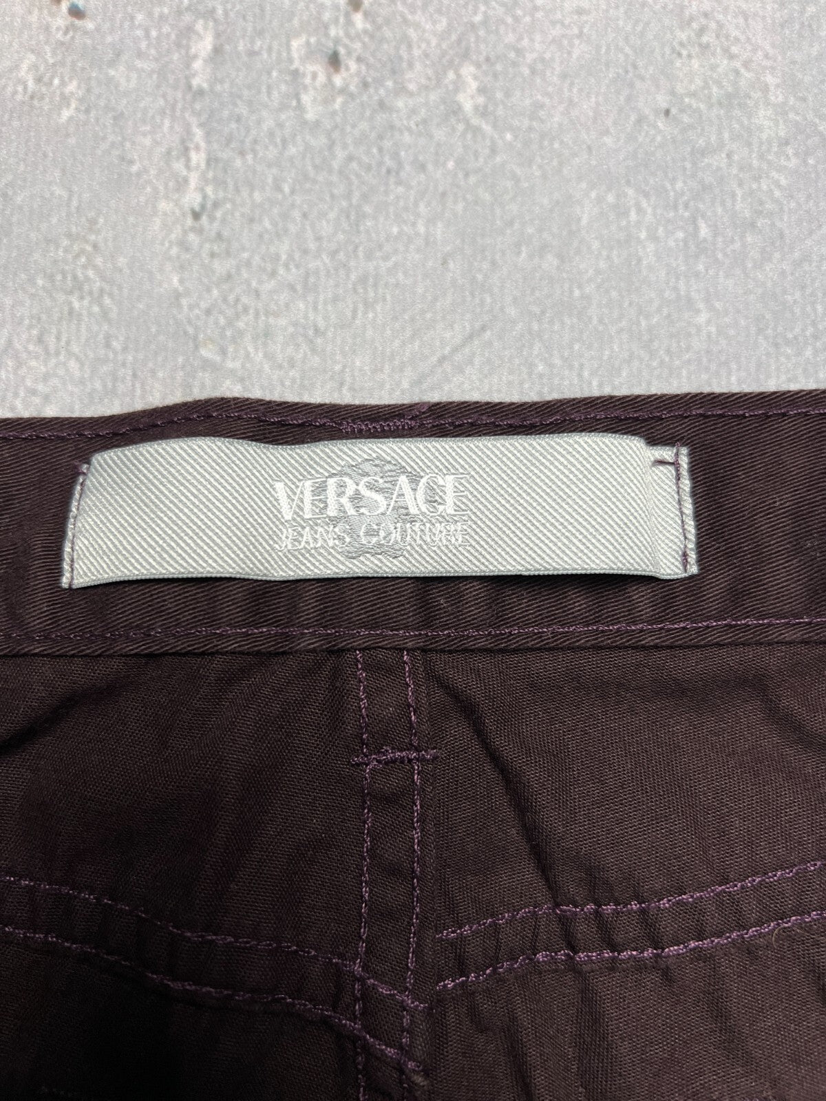 Versace VJC Vintage 90s Black Trousers Pants Jeans