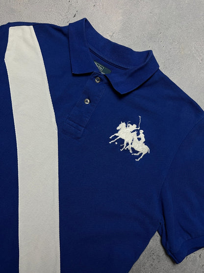 Vintage Polo Ralph Lauren Striped Rugby y2k Tee USA Rare 00s