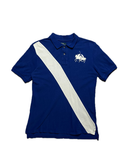 Vintage Polo Ralph Lauren Striped Rugby y2k Tee USA Rare 00s