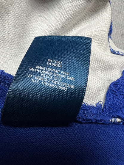Vintage Polo Ralph Lauren Striped Rugby y2k Tee USA Rare 00s
