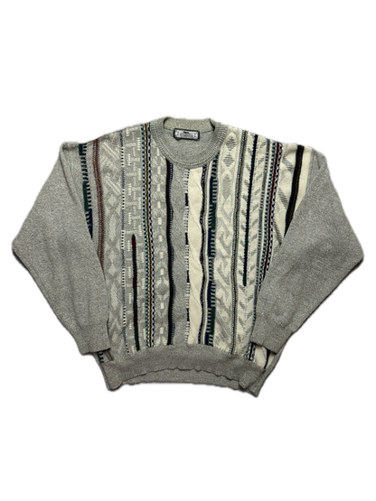 Vintage Engbers Italy Wool Knit Sweater Coogi Style 90s y2k