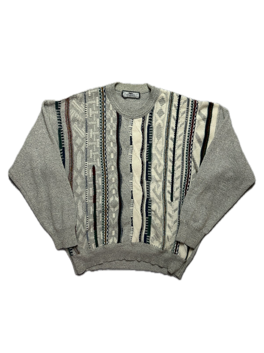 Vintage Engbers Italy Wool Knit Sweater Coogi Style 90s y2k