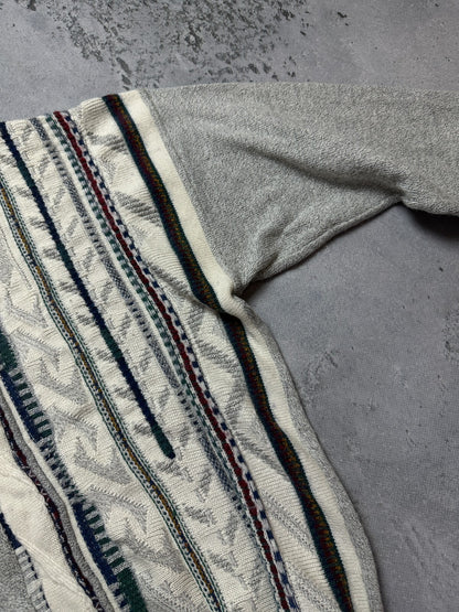 Vintage Engbers Italy Wool Knit Sweater Coogi Style 90s y2k