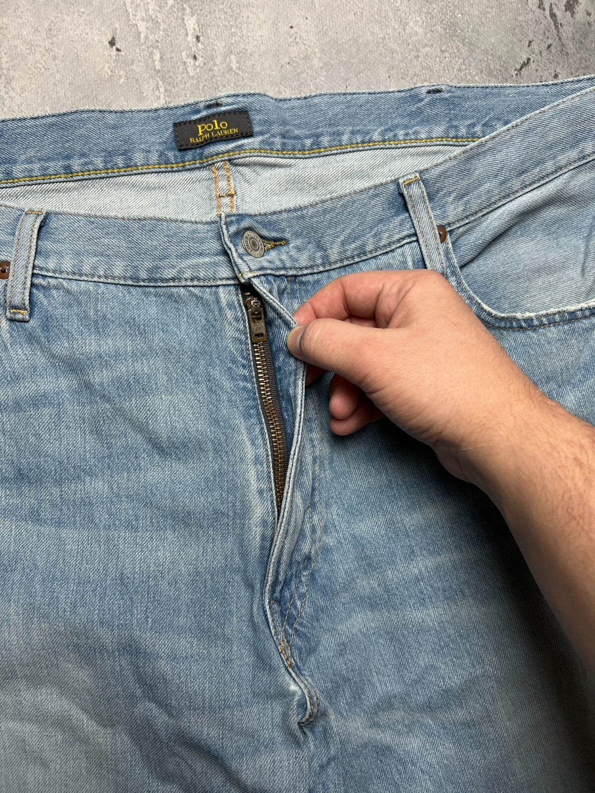 Luxury Polo Ralph Lauren Sullivan Slim Jeans PRL Logo y2k