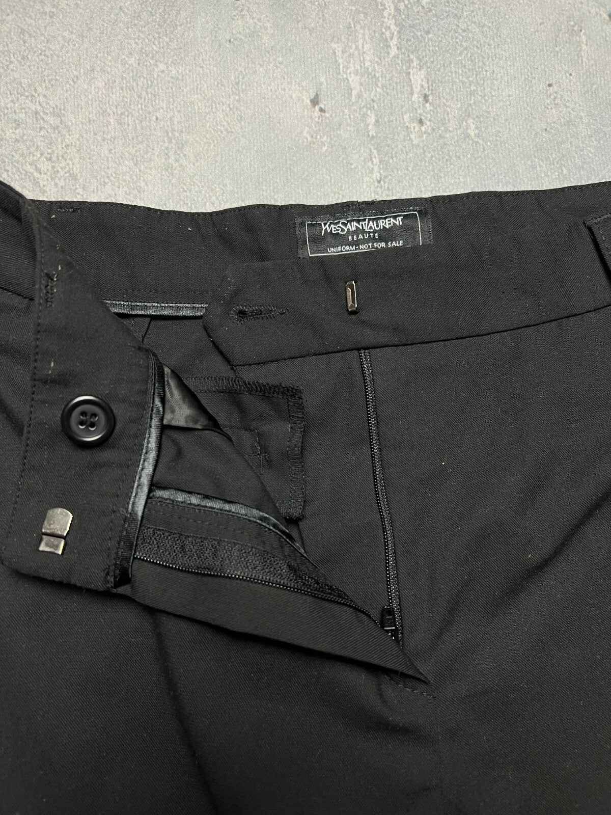 Vintage Yves Saint Laurent Uniform Beaute Pants Rare YSL Lampas Trousers Pants
