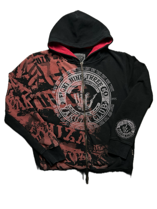 Zip-Up Hoodie Yakuza F*c* You style Ed Hardy by Audigier USA