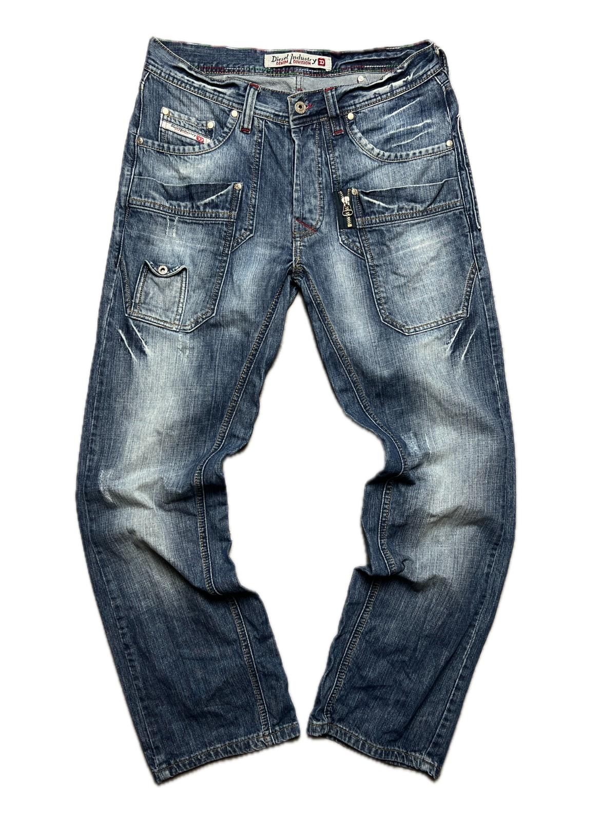 Vintage Diesel Jeans Logo Distressed Dirty Japanese y2k 90s
