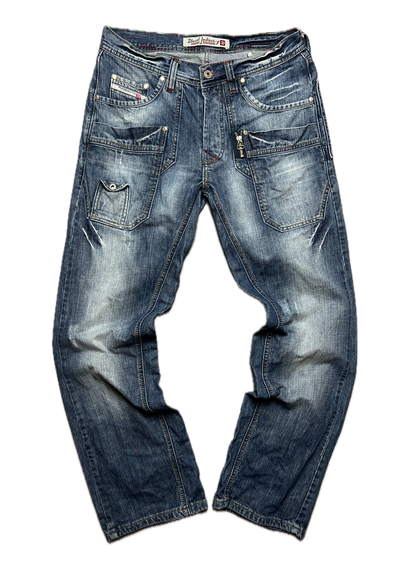 Vintage Diesel Jeans Logo Distressed Dirty Japanese y2k 90s