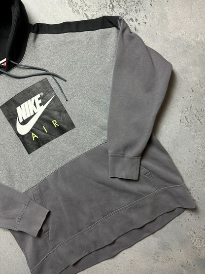 Grey Nike AIR Cotton Fleece Suit Oversize Drill Track Suit