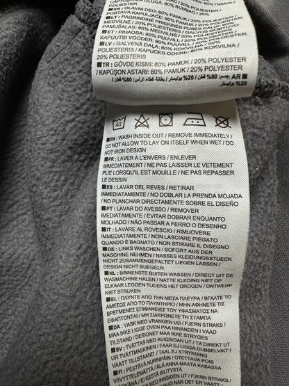 Grey Nike AIR Cotton Fleece Suit Oversize Drill Track Suit