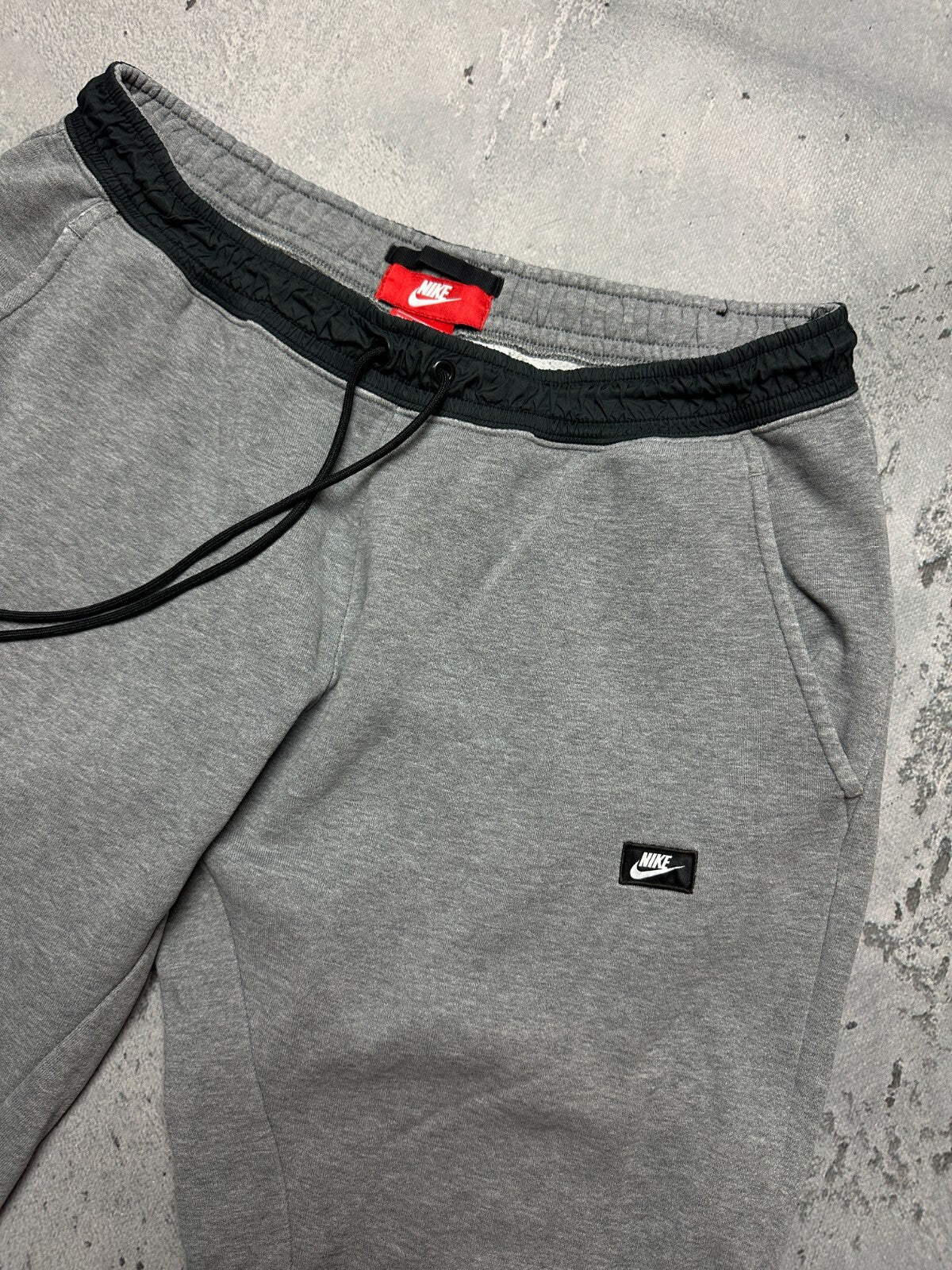 Grey Nike AIR Cotton Fleece Suit Oversize Drill Track Suit