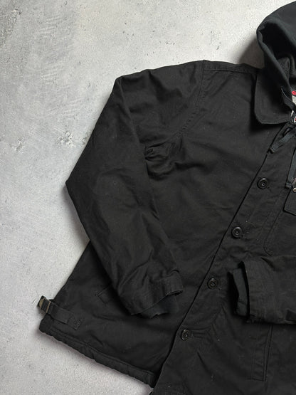 Independent Black Skater Light Denim Jacket y2k 90s USA Rare