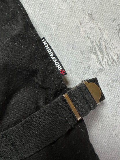 Independent Black Skater Light Denim Jacket y2k 90s USA Rare