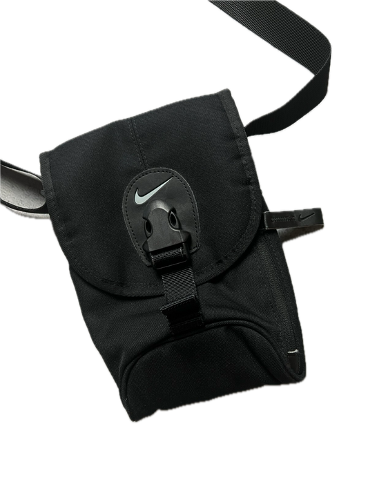 Nike Swoosh Black mini Messenger y2k Cordura 90s central logo One Size