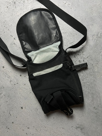 Nike Swoosh Black mini Messenger y2k Cordura 90s central logo One Size