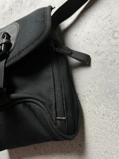 Nike Swoosh Black mini Messenger y2k Cordura 90s central logo One Size