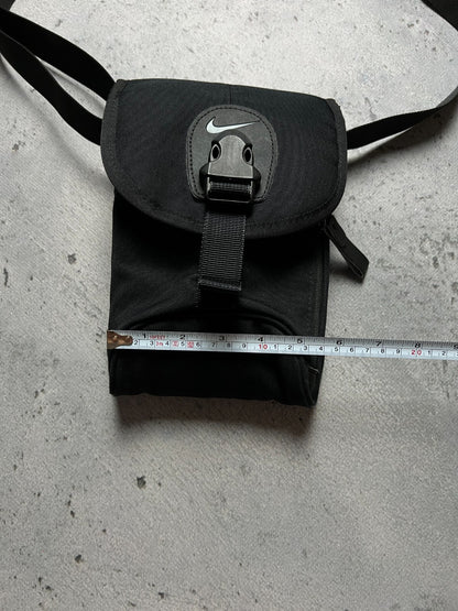 Nike Swoosh Black mini Messenger y2k Cordura 90s central logo One Size