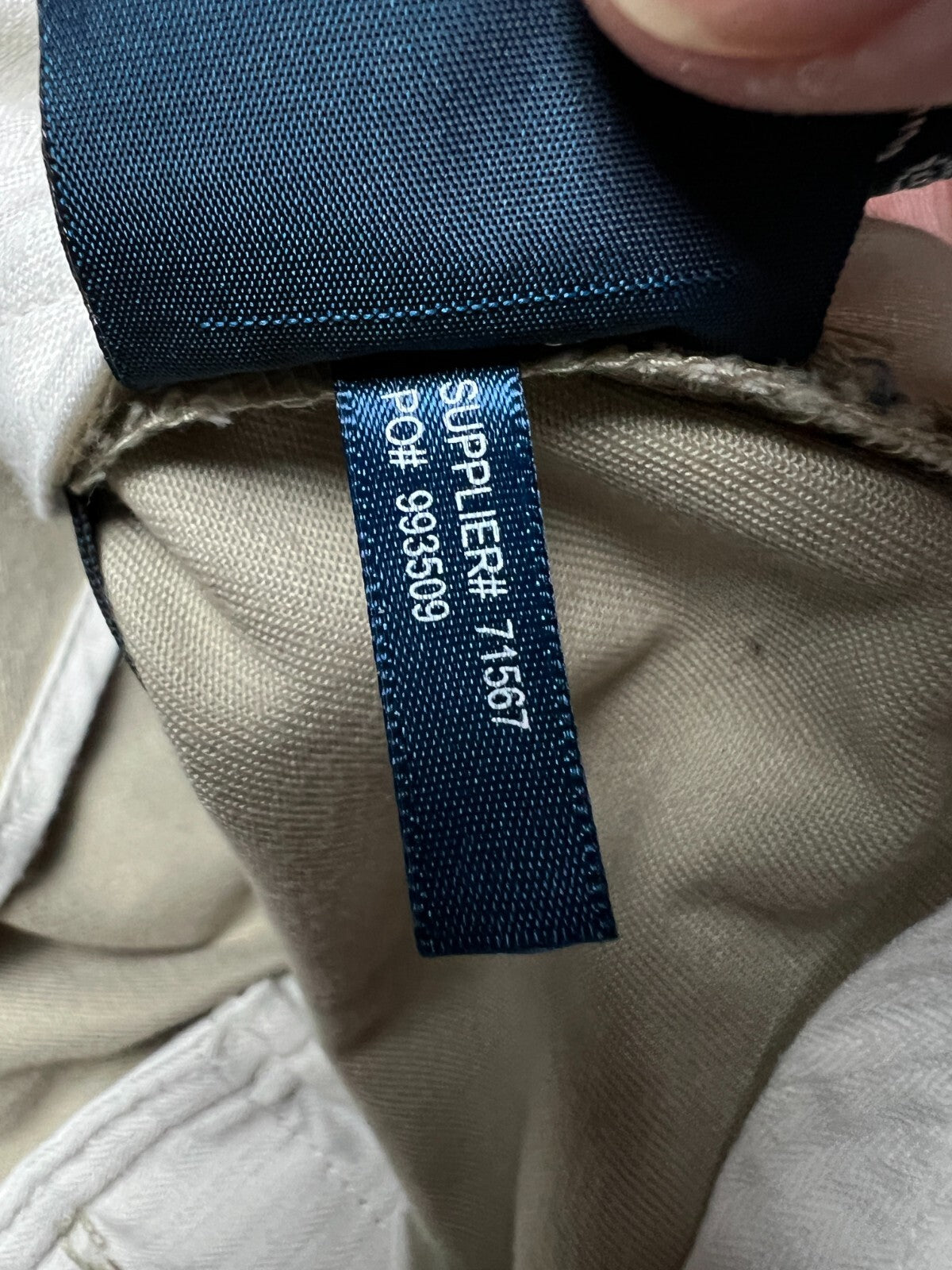 Polo Ralph Lauren Men's Beige Chino Pants Slim Fit 38x32