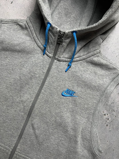Vintage 90s Nike Hoodie Vest Zip up Running Jogging Exercise