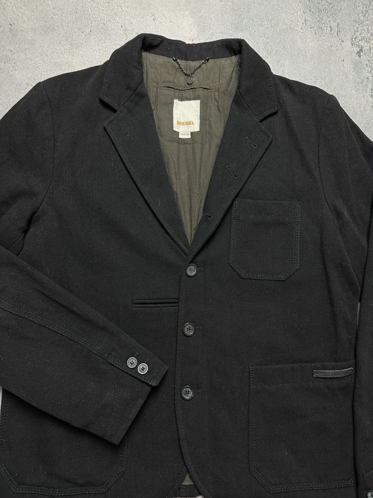 Vintage Diesel Wool Blazer Luxury Jacket Harbouring Dreams