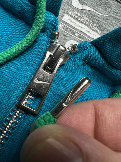 Nike Vintage Zipper Jacket central swoosh logo y2k 90s