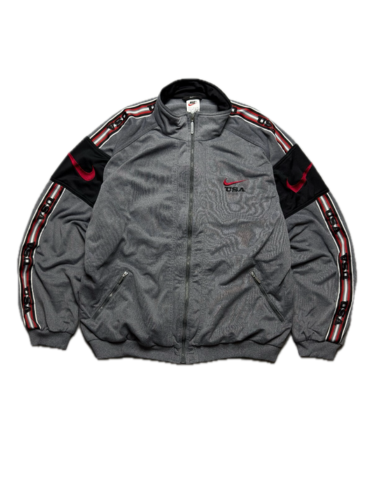 Nike Vintage Zipper Jacket central swoosh logo y2k 90s