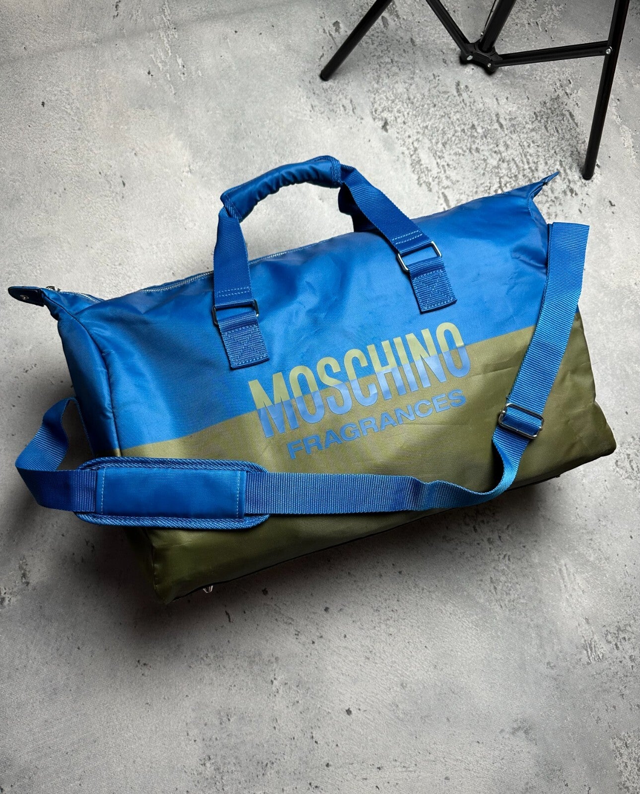Moschino Fragrances Travel Bag Sports Bag rare lux Item