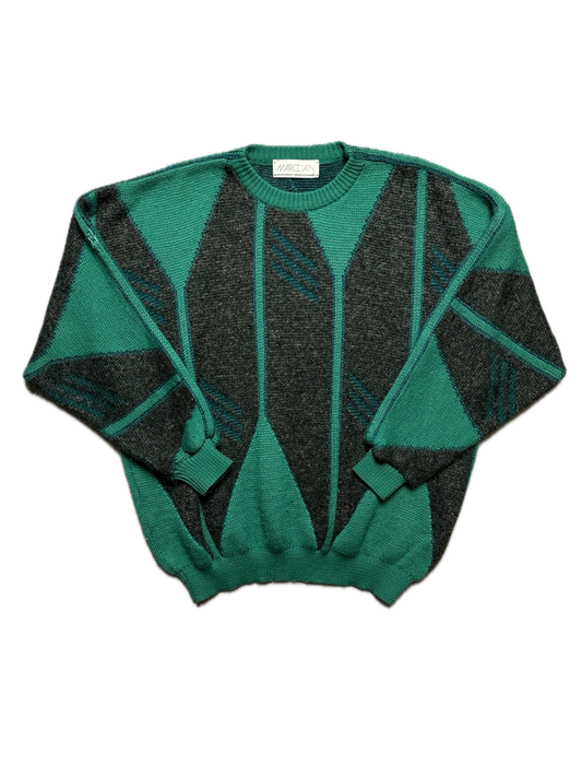 Vintage Marc Cain Wool Sweater Knitted Made In West Germany
