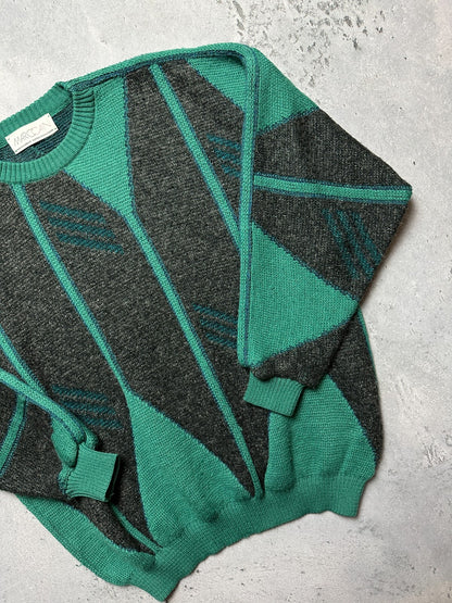Vintage Marc Cain Wool Sweater Knitted Made In West Germany