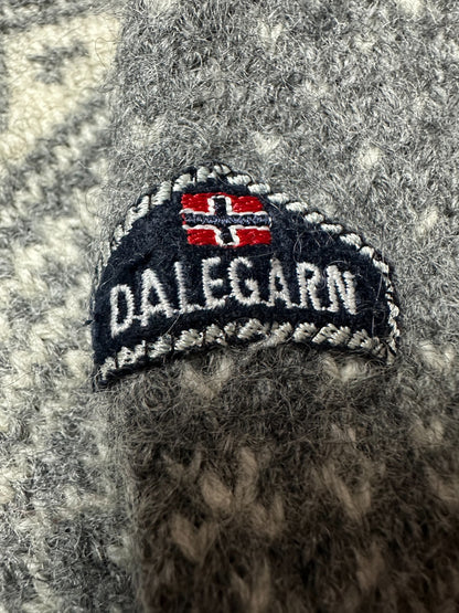 Norwegian wool Dale Garn Pure New Wool Cardigan Knit Vintage