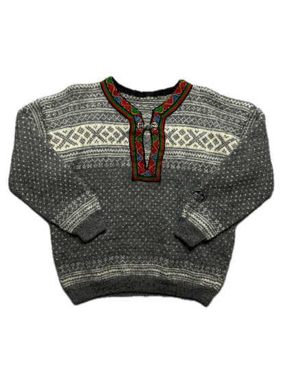 Norwegian wool Dale Garn Pure New Wool Cardigan Knit Vintage