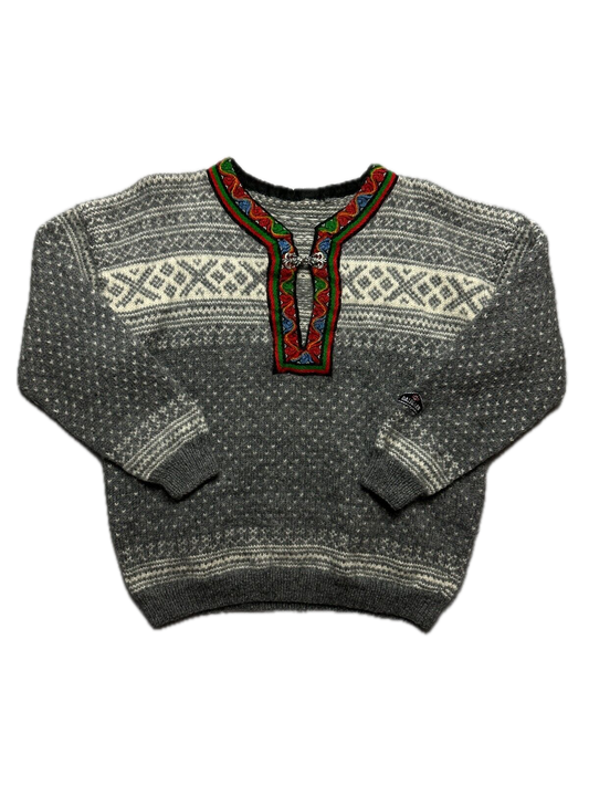 Norwegian wool Dale Garn Pure New Wool Cardigan Knit Vintage