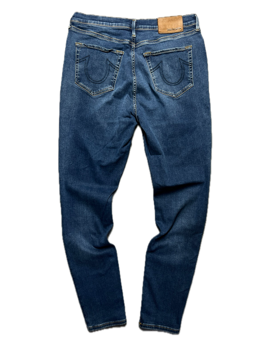 Vintage True Religion Studded Highrise Halle Denim Jeans y2k