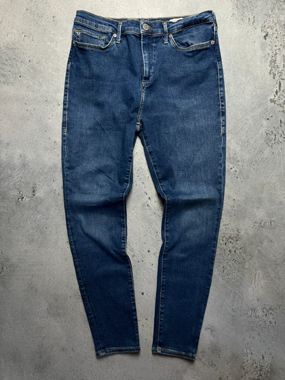 Vintage True Religion Studded Highrise Halle Denim Jeans y2k