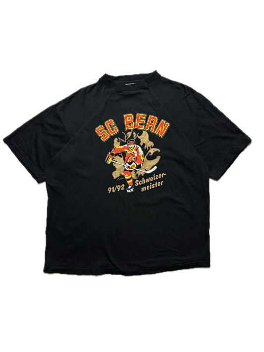 SC Bern 1991/1992 Ice Hockey Jersey Shirt Maillot Trikot Tee